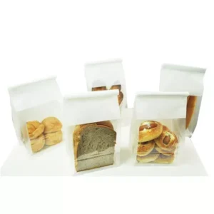 paper-plastic laminated bread bag