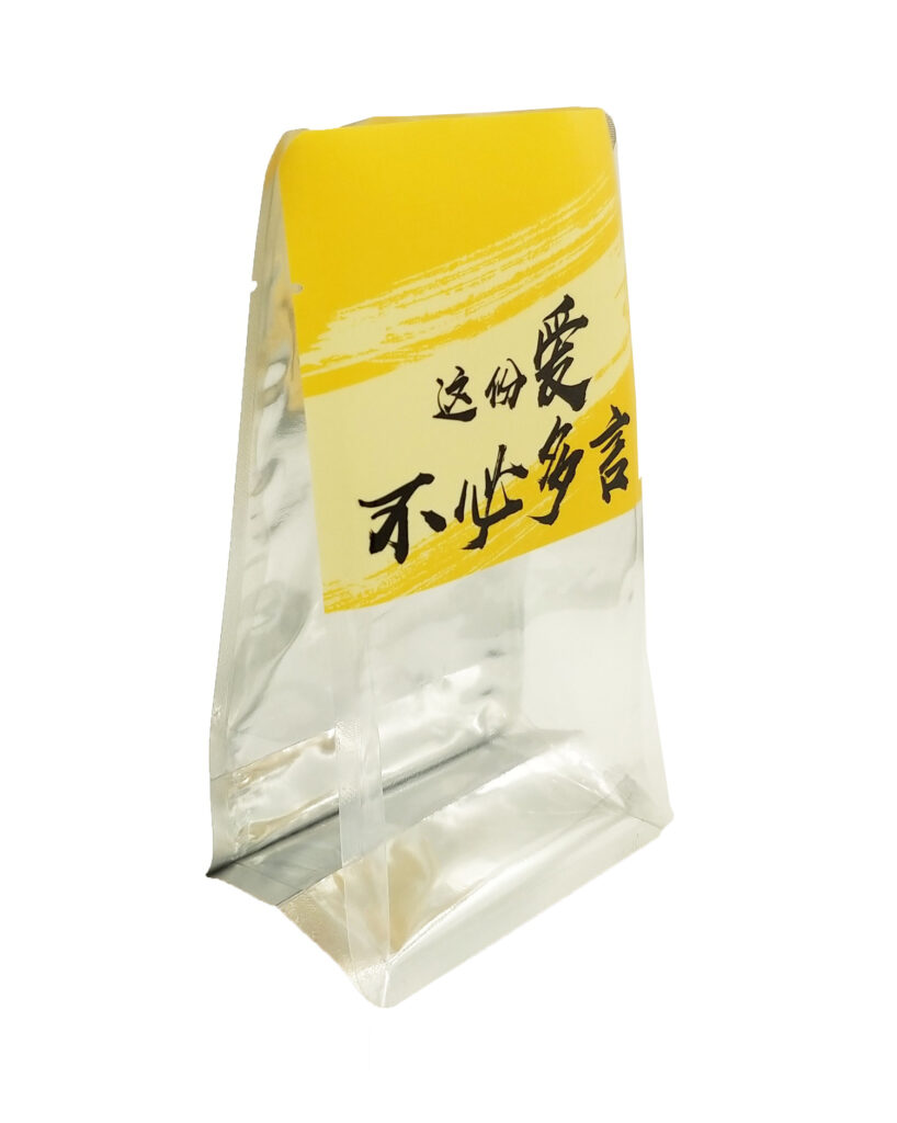 Metallized Dual-Compartment Window Eight-side seal Pouch
